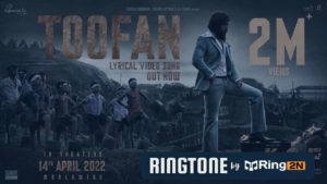 Toofan Ringtone Download Mp3 KGF Chapter 2, Rocking Star Yash