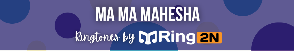Ma Ma Mahesha Ringtone Download Mp3 Free | Jonita Gandhi & Sri Krishna