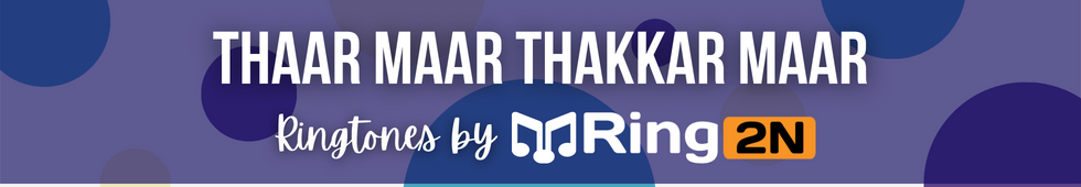 Thaar Maar Thakkar Maar Ringtone Download Mp3 Free  Chiranjeevi, Salman Khan